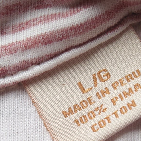 Tommy Bahama Relax Pink Striped Polo L SOFT!! 🌴 - Picture 9 of 10